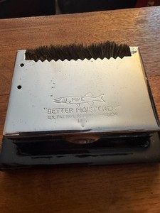Vtg Stamp Envelope Super Moistener Chrome Office Home Better Packages Inc U.S.A.