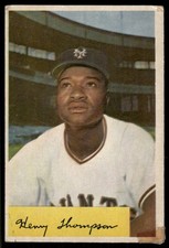 1954 Bowman #217b Hank Thompson