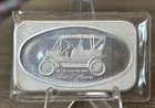 VINTAGE 1972 MADISON MINT FINE SILVER ART BAR - FORD T LIZZIE