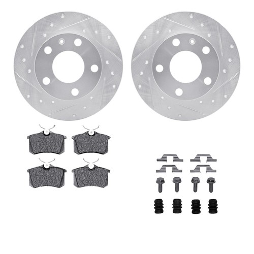 Power Stop Rear Autospecialty Brake Kit w/Calipers | 1998-2004 Audi A6 Quattro (KCOE941) main image 1