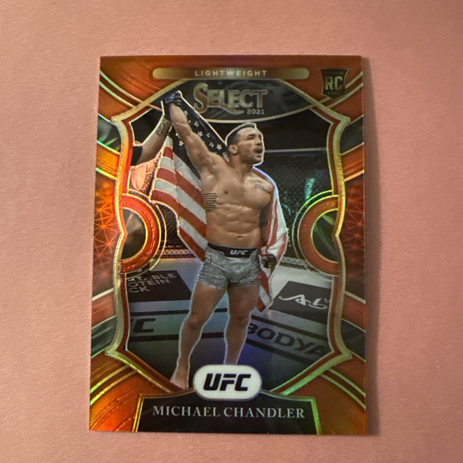 2021 Panini Select UFC Michael Chandler Red Prizms /99 #9 Concourse