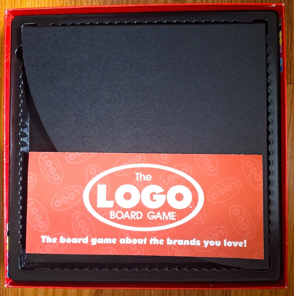 The LOGO Board Game Family 12+ Brand Name Trivia Questions 2011 open box, New - Image 4 of 4