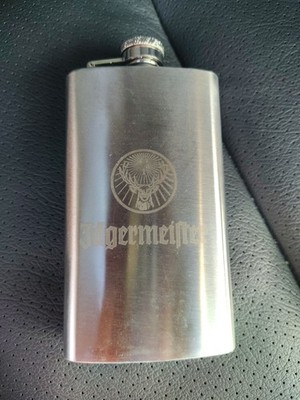 Jagermeister Stainless Steel Hip Flask 