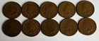 [Lot Of 10] Indian Head Pennies, Random Dates