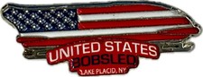 USA Bobsled Team Lake Placid New York Official Collectors Pin