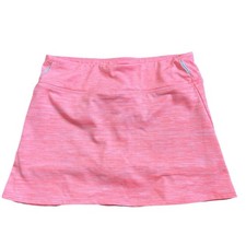 Vineyard Vines Girls Performance Pink Heathered Skort Size Medium 10-12