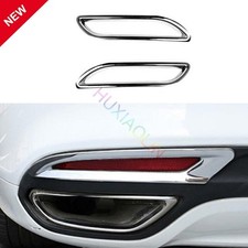 Fit For Ford Mondeo Fusion 2013-2017 Chrome Rear Fog Light Lamp Cover Trim 2pcs Fit For Ford Mondeo Fusion 2013-2017 Chrome Rear Fog Light Lamp Cover Trim 2pcs