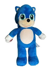 Sonic The Hedgehog 2019 Build A Bear BAB Plush Toy Stuffed Animal 17" SEGA Blue
