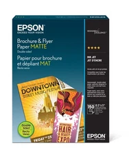 Epson Heavyweight Matte Double Sided Brochure Flyer Paper 8.5x11 inches