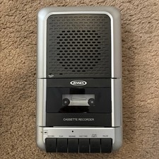 Jensen MCR-100 Cassette Player  Recorder - Silver/Black
