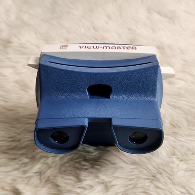 Vintage 1960s GAF View-Master Lighted 3D Viewer Blue Tested Works No Discs