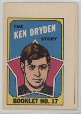 1971-72 O-Pee-Chee Booklet English Ken Dryden #17 HOF 2k3