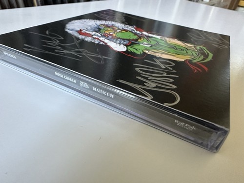 Metal Church Classic Live SIGNED CD Autographed & Stickers, Guitar Pick, Pass - Picture 7 of 10
