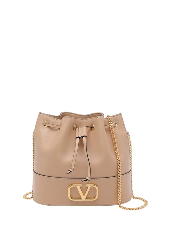 Valentino Garavani - Women - Bucket bag with chain - Beige 269690₽