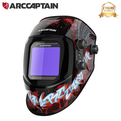 2026 ARCCAPTAIN Automatik Schweißhelm TrueColour Großes Sichtfeld DIN 4-13