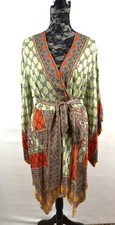 ALICE OLIVIA HAVERI PATCHWORK WOMEN DRESS SIZE 14