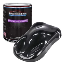 ProductionShop 1 Gallon Black Metallic Performance Basecoat Auto Paint