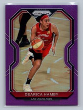 2021 Panini Prizm WNBA #43 Dearica Hamby Prizms Purple #/99