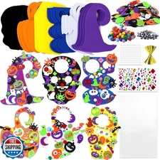 24 Set Halloween Craft Kits DIY Halloween Doorknob Hanger Decorat