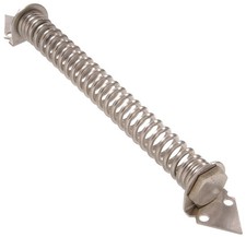 Hardware Essentials 851838 Stainless Steel Self-Closing Gate Spring, Adjustab...