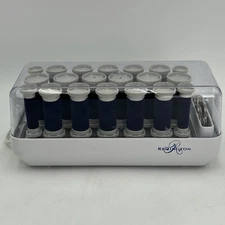 REMINGTON KF-20-1 Velvet Flocked Hair Hot Rollers Curlers Clips Works Complete