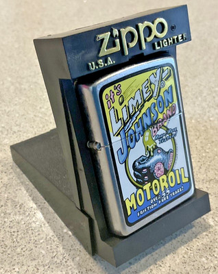Original brandneu 2005 Zippo Feuerzeug sehr selten BARRETT SMYTHE LIMEY-JOHNSON ÖL