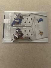 🟡2009 Playoff Contenders Round Numbers Percy Harvin, Brandon Pettigrew #9 (RC)