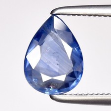 💎 1.04ct 7.5x5.7mm Pear Blue Sapphire - Madagascar Gemstone