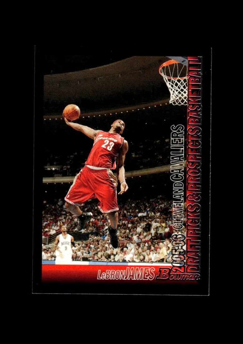 2005 Bowman: # 23 LeBron James NR-MINT