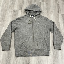Polo Ralph Lauren Fleece Full-Zip Hoodie in Alaskan Heather Size L