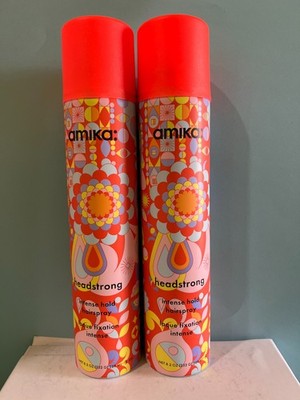 2 Amika Headstrong Intense Hold Hairspray 8.2oz New & Authentic