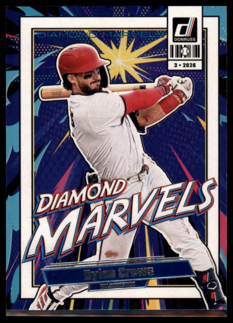 2026 Donruss #16 Dylan Crews Diamond Marvels