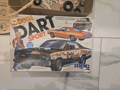 MPC Dodge Dart Sport 1974 Original Kit 1-7510 3 n 1 3 Versions Incomplete 