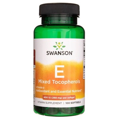 Swanson Vitamin E-400 IE100 Gemischte Tocopherole 268mg 100 Softgels