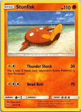 Stunfisk 46/73 SHL Shining Legends NM Pokemon