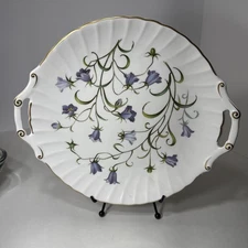 EEUC SPODE CAMPANULA Handled Cake Plate Round 12”