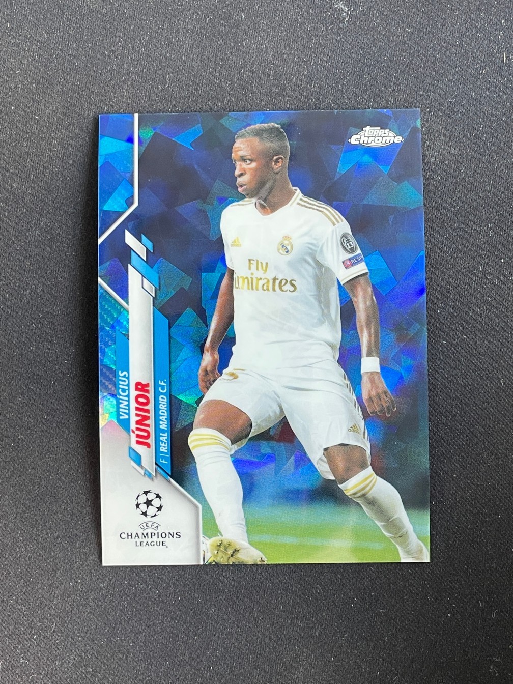 Vinicius Junior 2019-20 Topps Chrome Sapphire Edition UEFA #33