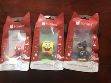 Tonies Figuren 3 Stück Spongebob,Schwammkopf -Jungle Pups Chase- Spidey Neu OV P