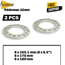 2pcs 8lug Wheel Spacer 8x165.1mm 8x6.5 12mm 12 Fit Dodgeram 2500 3500