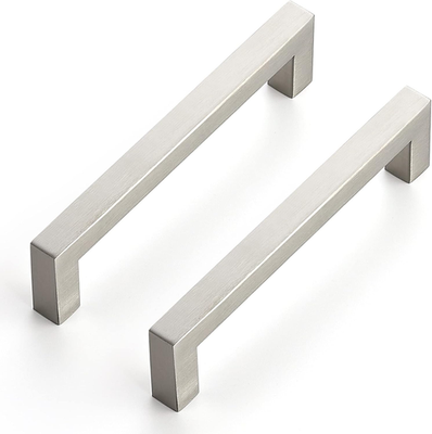 #ad 30 Pack 5 Inch Kitchen Square Cabinet Handles Brushed Nickel Drawer Pulls for Cu $124.52