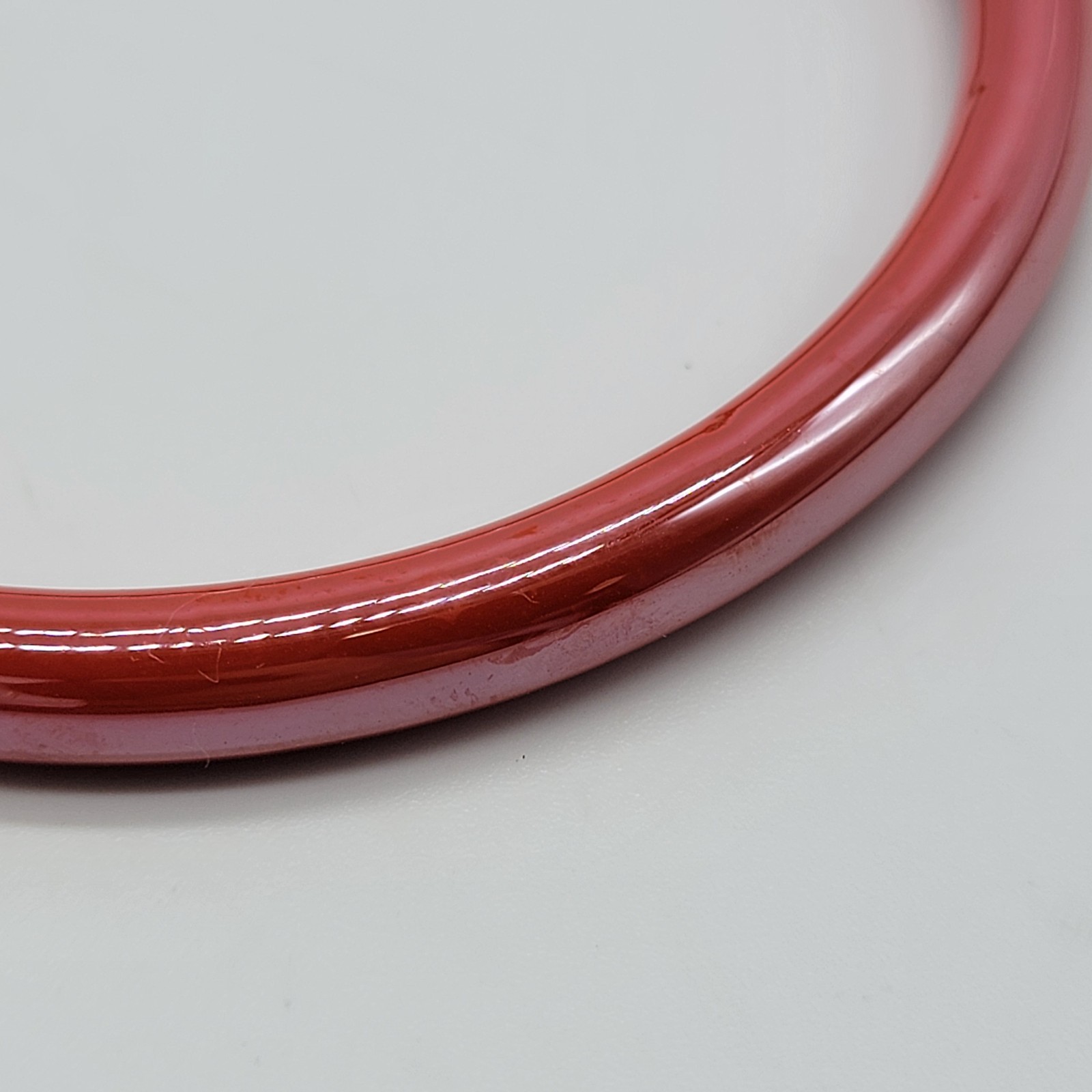 2Pc Vintage Orange Bangle Stackable Bracelet , Re… - image 8