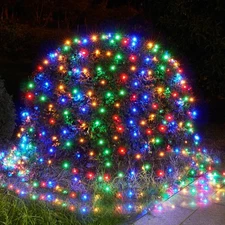 BlcTec Christmas Net Lights, 360 LED 9.8ft x 6.6ft Outdoor Christmas Lights w...