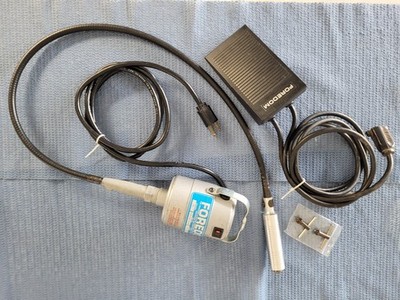 Foredom CC Flex Shaft Rotary Tool #30 Handpiece Foot Pedal 2Chuck Keys