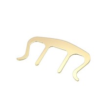 Metal Music Book Clip and Page Holder Gold 3.7 x 2.1 Inch Pack of 1