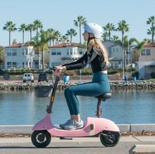 Ceetle E-Scooter - Convertible Seat, 220lb Load, 18 Mi Range, Seat Included