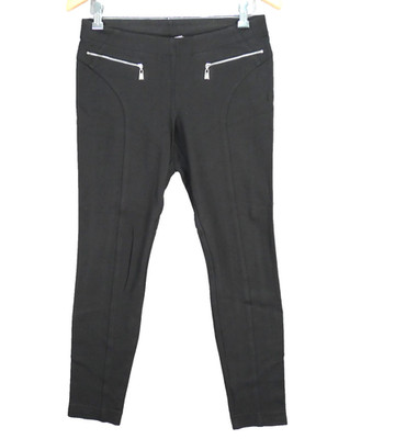 Escada Sporthosen Schwarz Stretch Jegging Slim Fit UK 6 DE 34