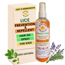 Natural Lice Prevention and Repellent Hair Oil Spray for Kids – Yellow