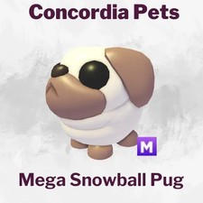 ADOPT MEGA SNOWBALL PUG