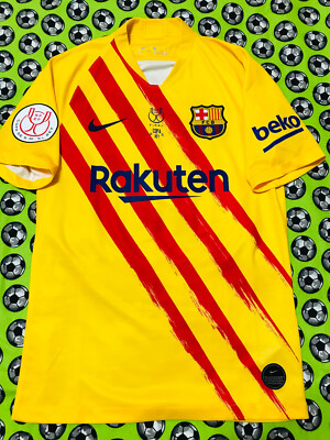 Nike FC Barcelona 4th Soccer Football Jersey Final Copa del Rey