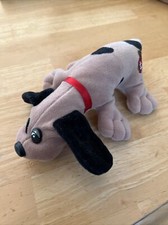 Vintage Tonka Pound Puppies 1986 Small 7" Plush Puppy Dog Brown